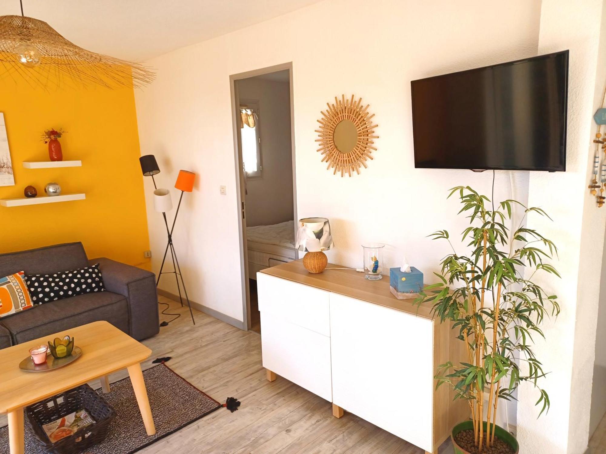 Plain-Pied Jardin 6 Personnes Clim Vue Mer Parking Wifi Terrasse Piscine Dans La Residence Saint-Pierre-la-Mer  Екстериор снимка
