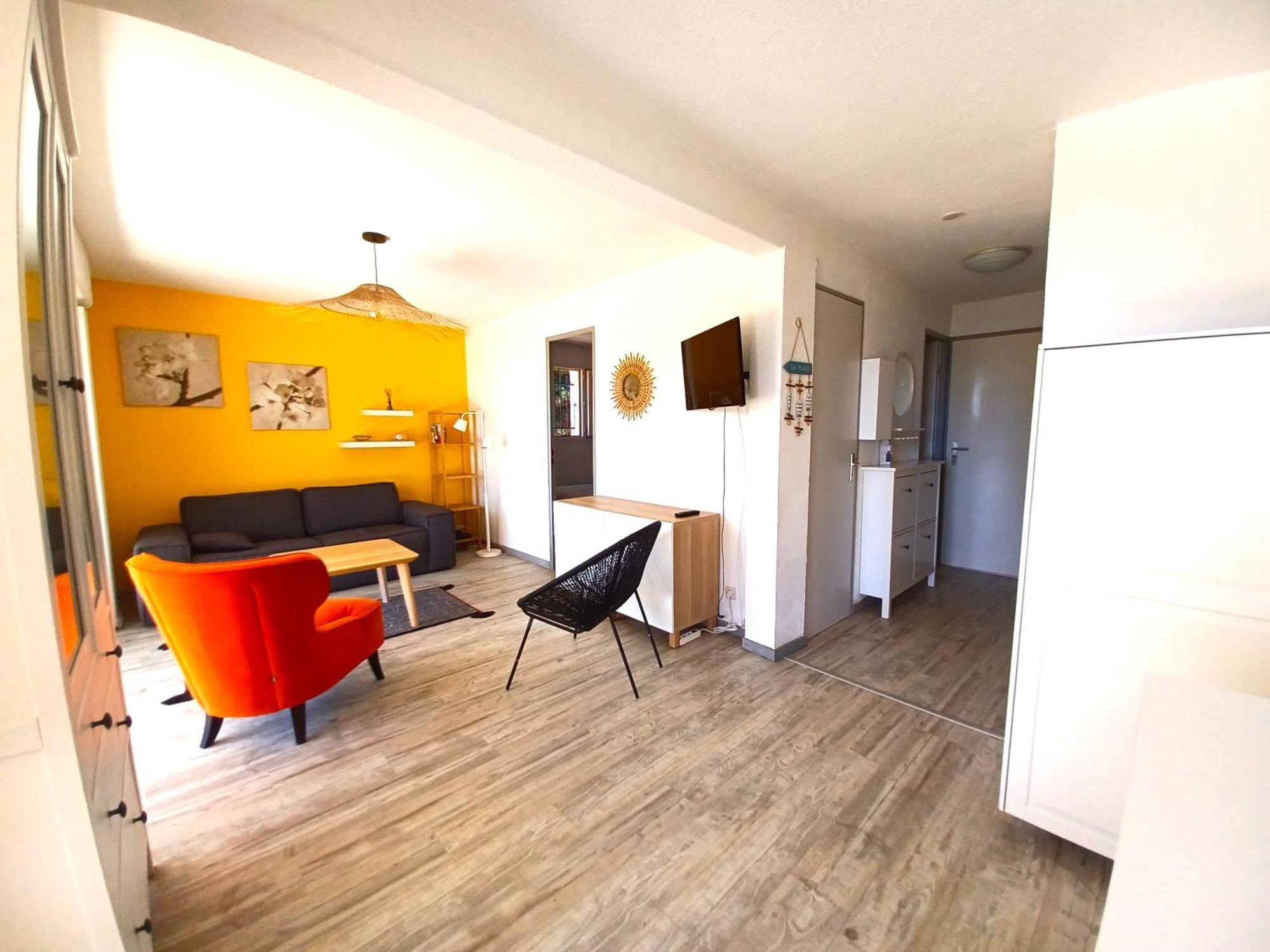 Plain-Pied Jardin 6 Personnes Clim Vue Mer Parking Wifi Terrasse Piscine Dans La Residence Saint-Pierre-la-Mer  Екстериор снимка
