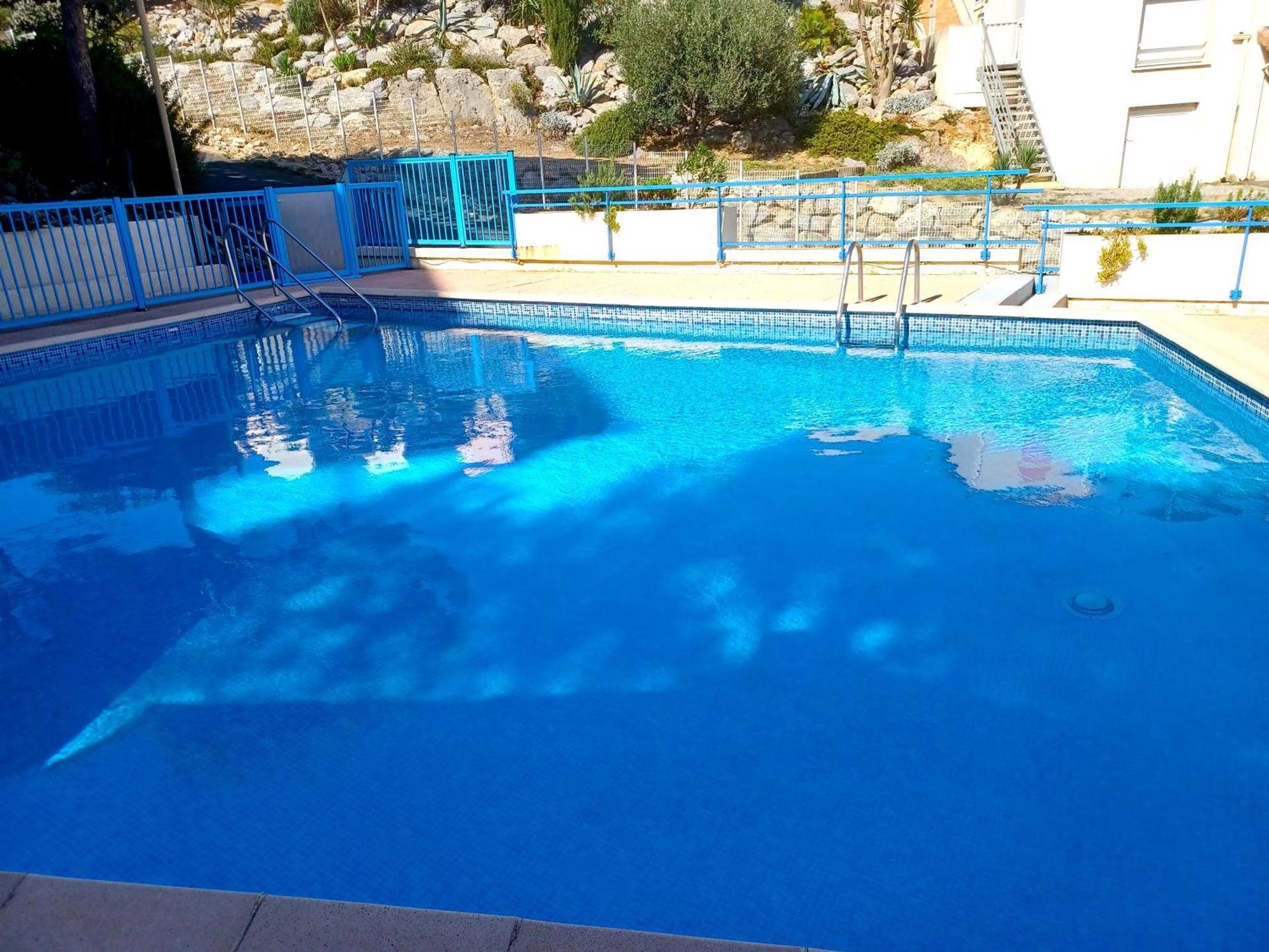 Plain-Pied Jardin 6 Personnes Clim Vue Mer Parking Wifi Terrasse Piscine Dans La Residence Saint-Pierre-la-Mer  Екстериор снимка