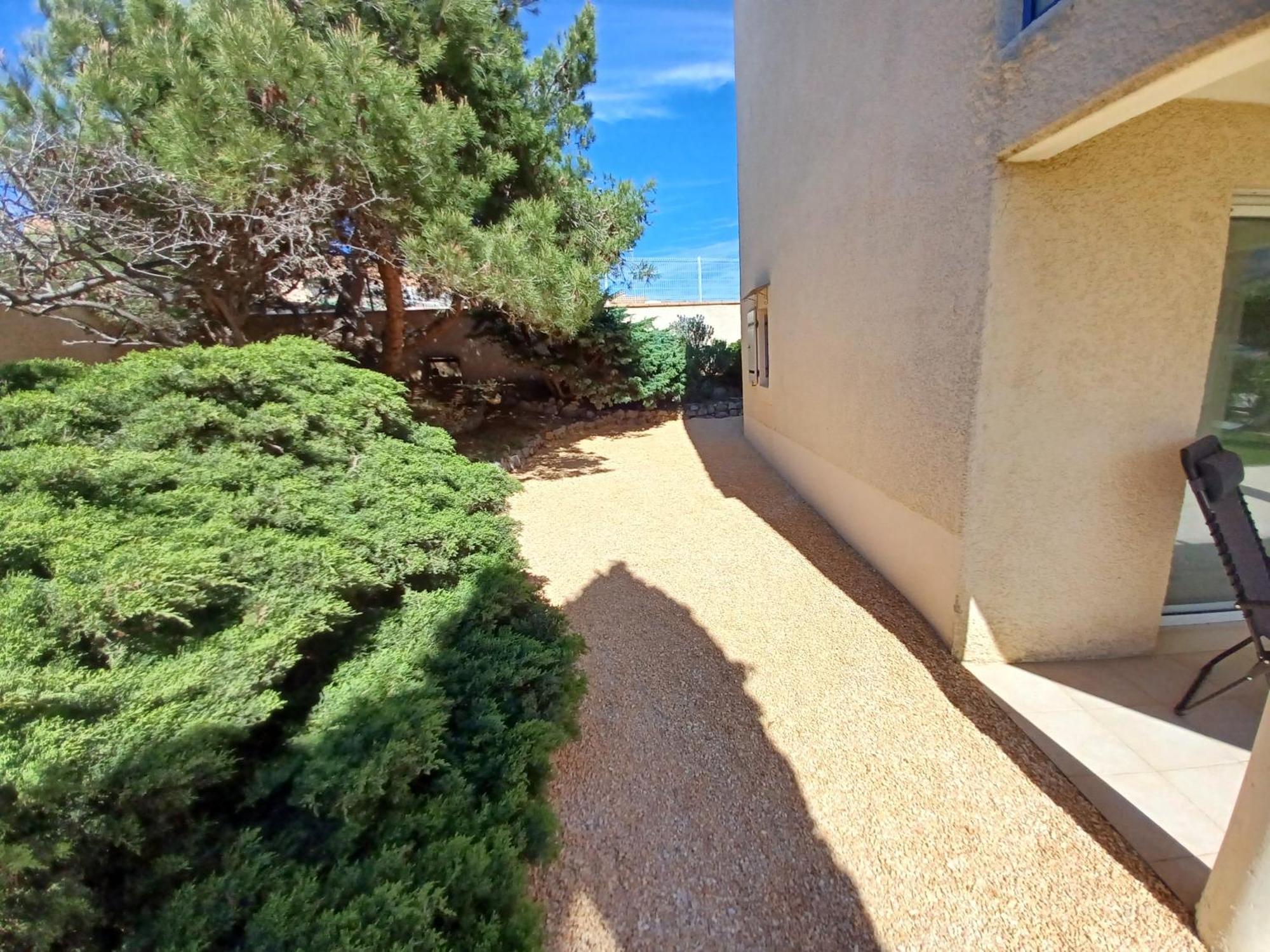 Plain-Pied Jardin 6 Personnes Clim Vue Mer Parking Wifi Terrasse Piscine Dans La Residence Saint-Pierre-la-Mer  Екстериор снимка